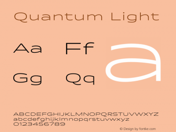 Quantum Light Version 1.000;PS 1.0;hotconv 1.0.81;makeotf.lib2.5.63406图片样张