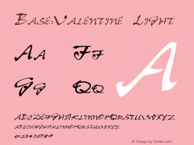 Base:Valentine Light 1.0 Tue Oct 03 15:29:39 1995图片样张