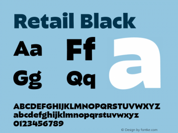 Retail-Black Version 1.000;PS 0.0;hotconv 16.6.54;makeotf.lib2.5.65590图片样张