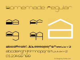 Homemade Regular Version 1.0 Font Sample