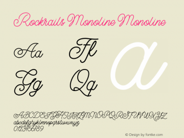 Rockrails Monoline Monoline Version 1.001图片样张