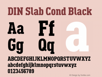 DIN Slab Cond Black Version 1.00图片样张