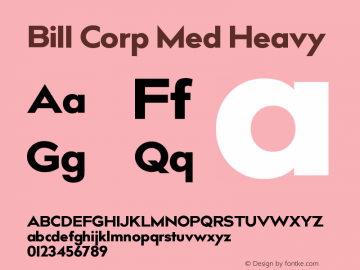 Bill Corp Med Heavy Version 2.000图片样张