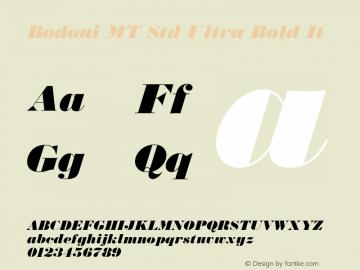 BodoniMTStd-UltraBoldIt Version 2.10, build 6, s3图片样张