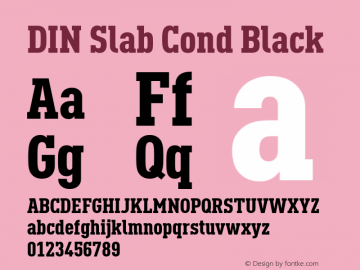 DIN Slab Cond Black Version 1.00图片样张