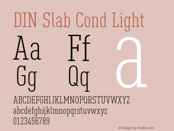 DIN Slab Cond Light Version 1.00图片样张
