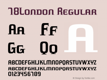 78London Regular 001.000图片样张