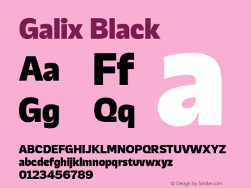 Galix-Black 图片样张