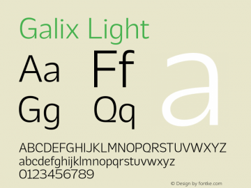 Galix-Light 图片样张