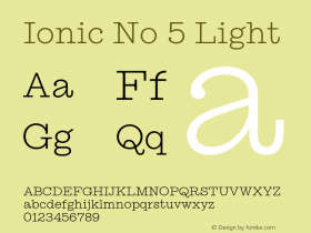 Ionic No 5 Light Version 1.00图片样张