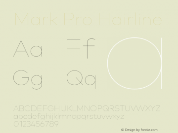 Mark Pro Hairline Version 7.60图片样张