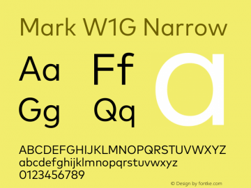 Mark W1G Narrow Version 1.00, build 8, g2.6.4 b1272, s3图片样张