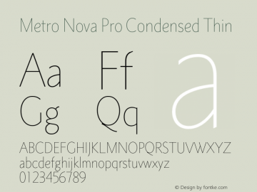 Metro Nova Pro Cond Thin Version 1.000图片样张