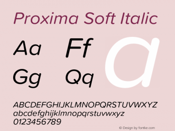Proxima Soft It Version 1.005;PS 001.005;hotconv 1.0.88;makeotf.lib2.5.64775图片样张