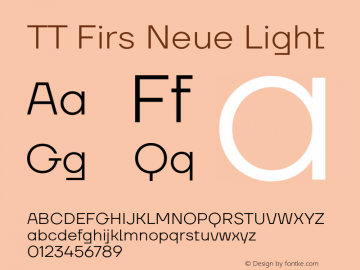 TT Firs Neue Light Version 1.100图片样张