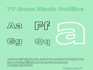 TT Runs Black Outline Version 1.100.21052021图片样张