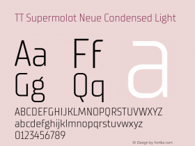 TT Supermolot Neue Condensed Light Version 2.000.04082021图片样张
