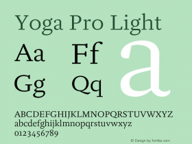 Yoga Pro Light Version 7.600, build 1028, FoPs, FL 5.04图片样张