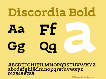 Discordia Bold Discordia;v1.0;Distributor图片样张