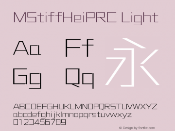 MStiffHeiPRC Light 图片样张