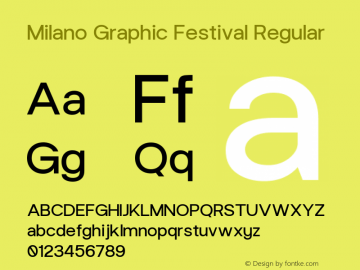 Milano Graphic Festival Regular Version 1.000图片样张