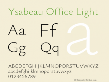 Ysabeau Office Light Version 0.028图片样张