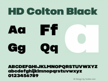 HD Colton Black Version 1.000;FEAKit 1.0图片样张