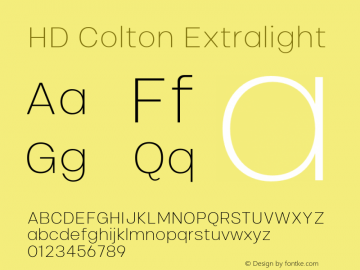 HD Colton Extralight Version 1.000;FEAKit 1.0图片样张