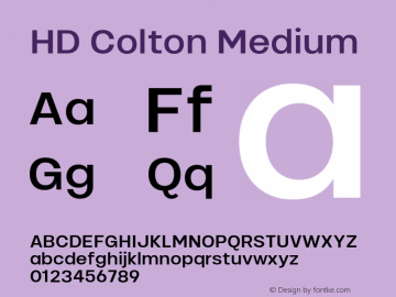 HD Colton Medium Version 1.000;FEAKit 1.0图片样张