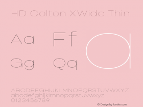 HD Colton XWide Thin Version 1.000;FEAKit 1.0图片样张