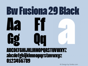 Bw Fusiona 29 Black Version 1.000 | FøM Fix图片样张