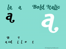 Ela Swashes Bold Italic PDF Extract图片样张