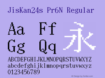 JisKan24sPr6N Version 1.00图片样张