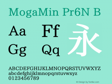MogaMin-Pr6N Version 1.00图片样张