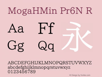 MogaHMin-Pr6N Version 1.01图片样张