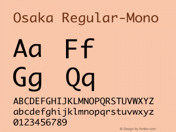 Osaka-Mono 6.1d3e1图片样张