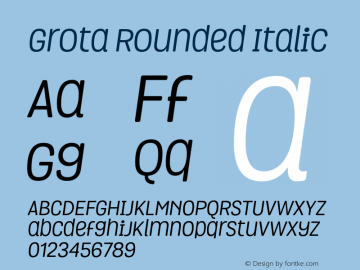GrotaRounded-Italic 1.000图片样张