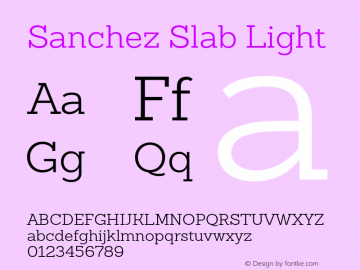 SanchezSlab-Light 1.000图片样张