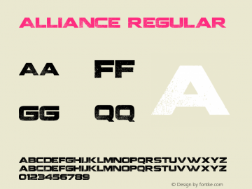 Alliance-Regular Dec '21 - Initial Release图片样张