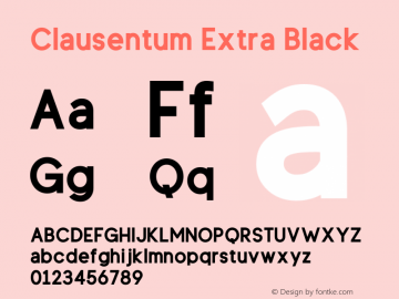 Clausentum Extra Black Version 1.00;December 27, 2021;FontCreator 13.0.0.2683 32-bit图片样张