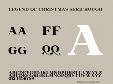Legend Of Christmas SerifRough Version 1.000图片样张