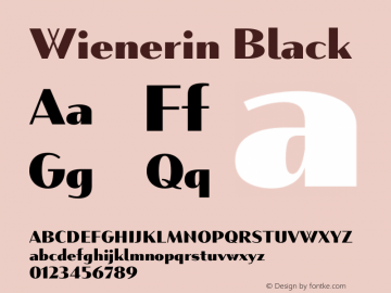 Wienerin Black Version 1.000图片样张