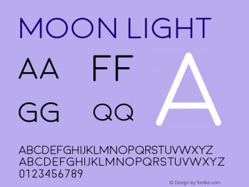 Moon Light Version 1.00 February 7, 2015, initial release图片样张