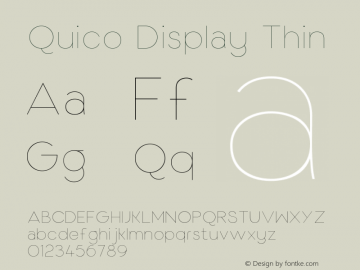 Quico Display Thin Version 1.000图片样张