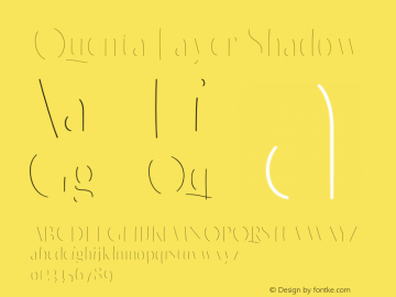 Quenta Layer Shadow Version 1.001图片样张