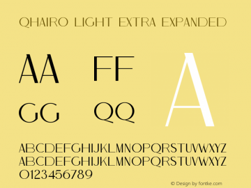 Qhairo-LightExtraExpanded Version 1.000图片样张