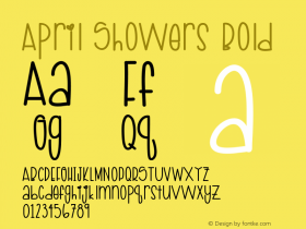 April Showers Bold Version 1.000图片样张