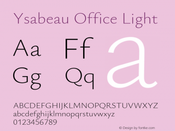 Ysabeau Office Light Version 0.030图片样张