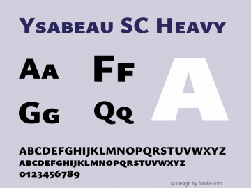 Ysabeau SC Heavy Version 0.030图片样张