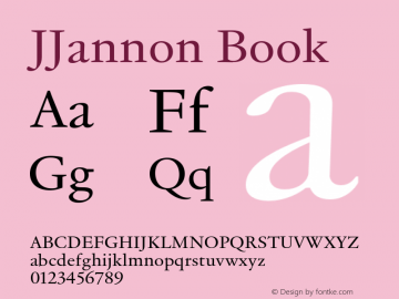 JJannon Book Version 1.002; build 0004图片样张